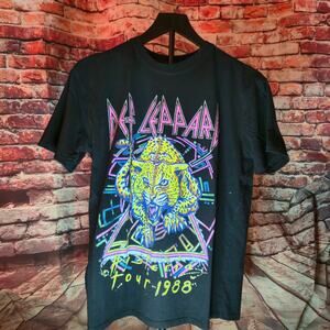 Def Leppard – Hysteria Tour 1988 Style Tee Modern T-Shirt XL (Small)
